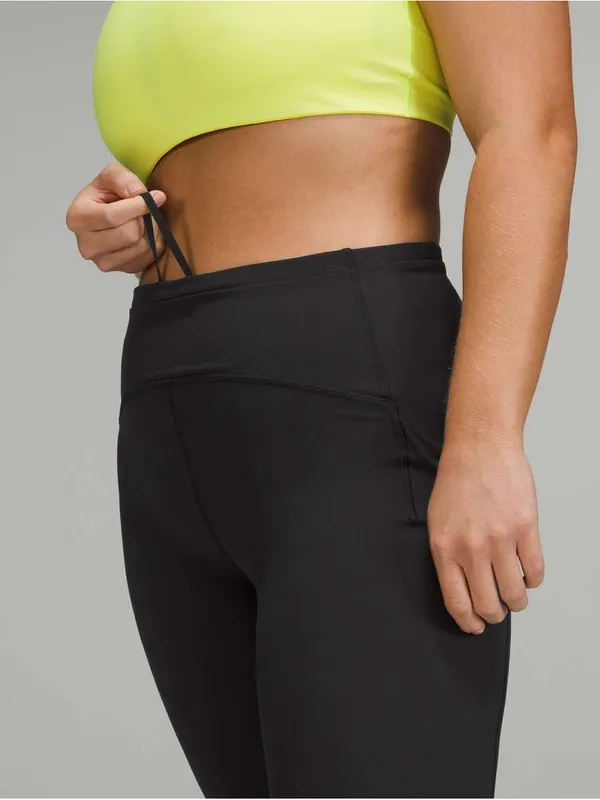 Lululemon Swift Speed High Rise Tight 28" Legging Luxtreme Pockets Black Size 6 - Image 5
