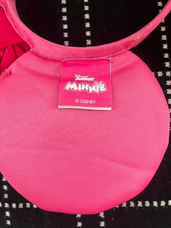 Minnie Mouse Disney Ears Headband Sequin Pink Polka Dot - Image 4