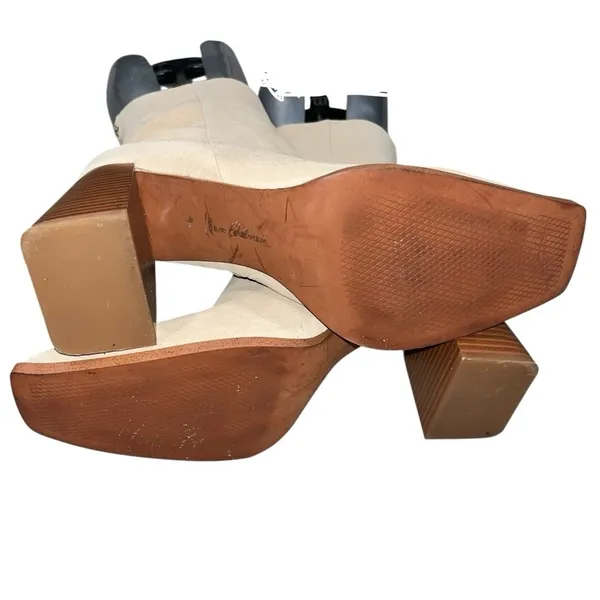 Sam Edelman Tan Suede Ivette Ankle Boots Booties Shoes Size 9.5 - Image 10