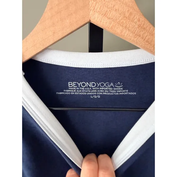 Beyond Yoga Outlines Dress Navy Large - Image 3