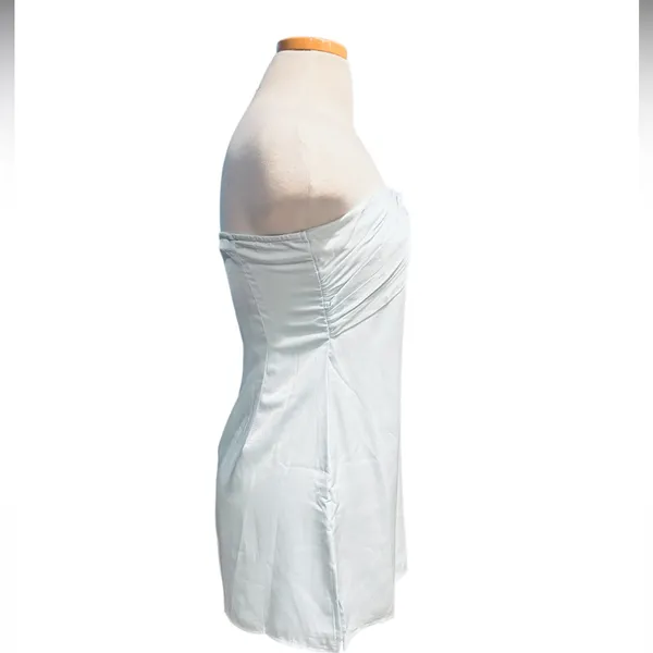 Princess Polly Irena Strapless Mini Dress Light Blue Size 10 NWOT - Image 7