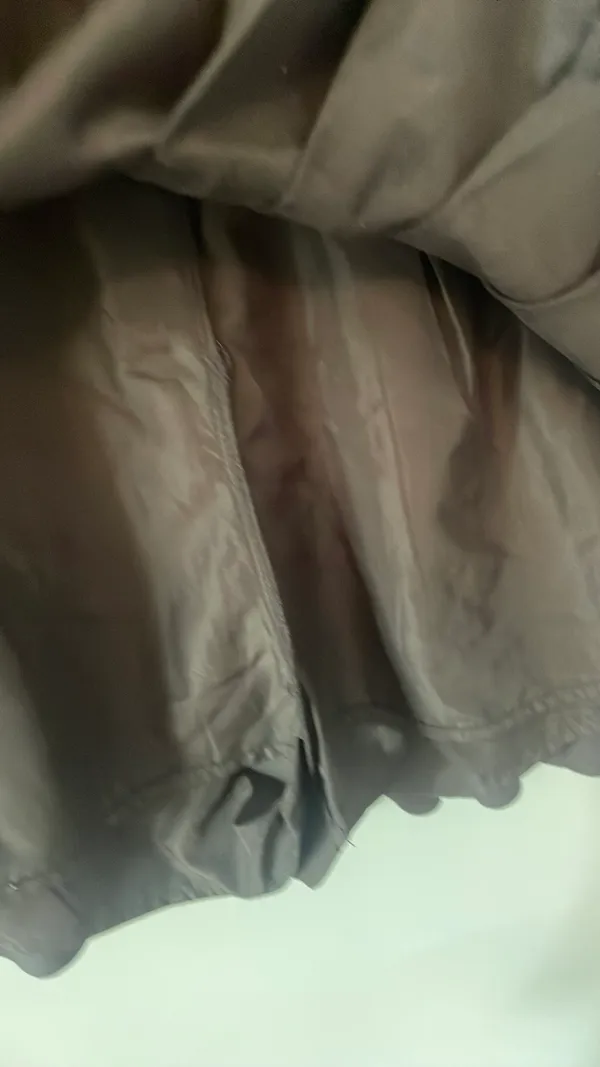ZARA Black Leather Skort - Image 2