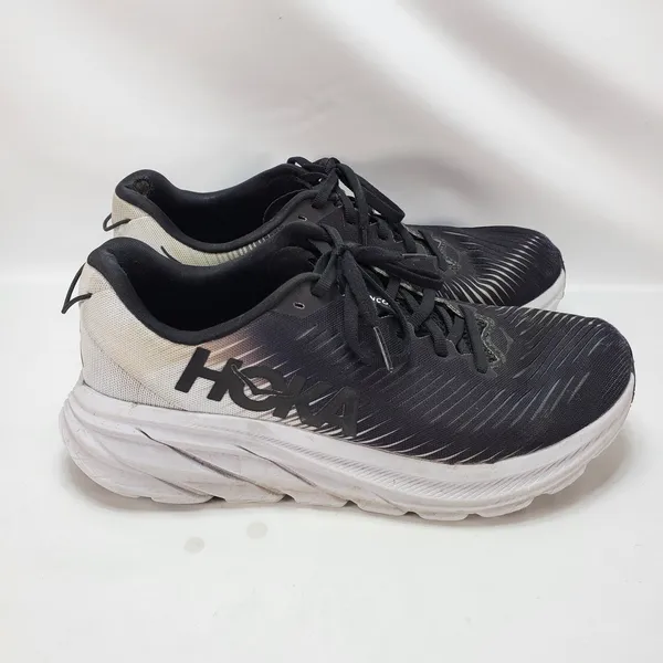 HOKA Rincon 3 Women's Size 8.5B Black White Running‎ Shoes W Rincon 3 - Image 4