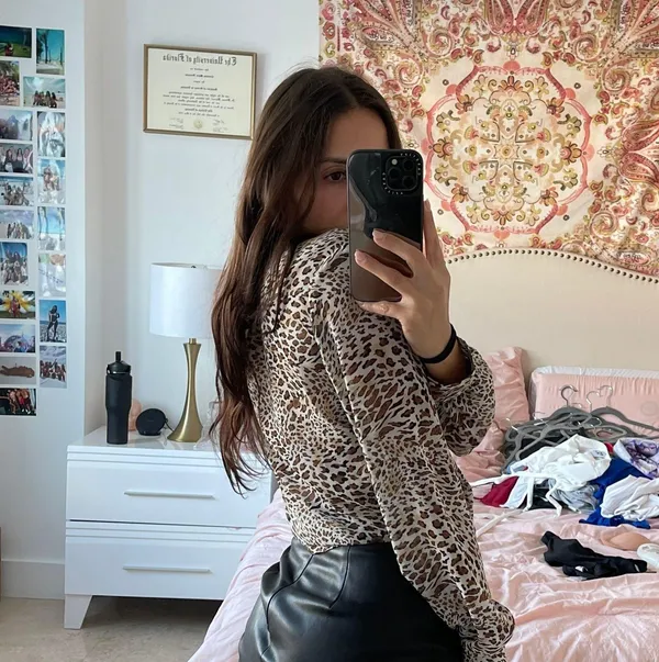 Animal Print Top - Image 4