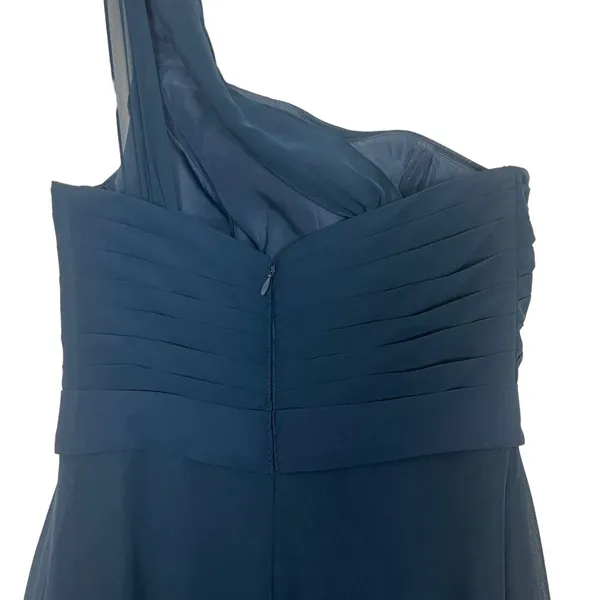 AZAZIE One Shoulder Navy Blue Maxi Dress Size XS - Image 11