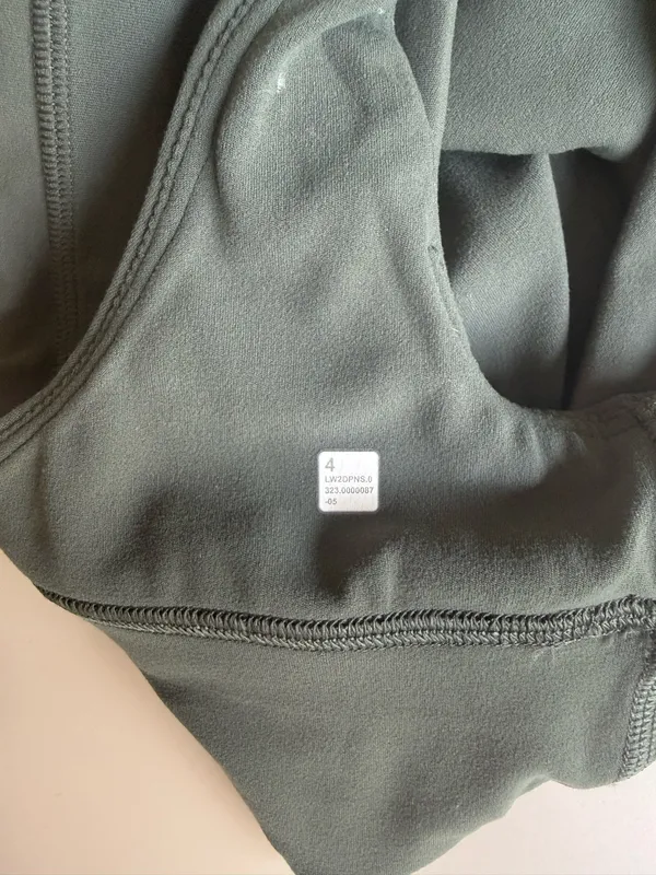 Green Lululemon V Neck Align Bra - Image 3
