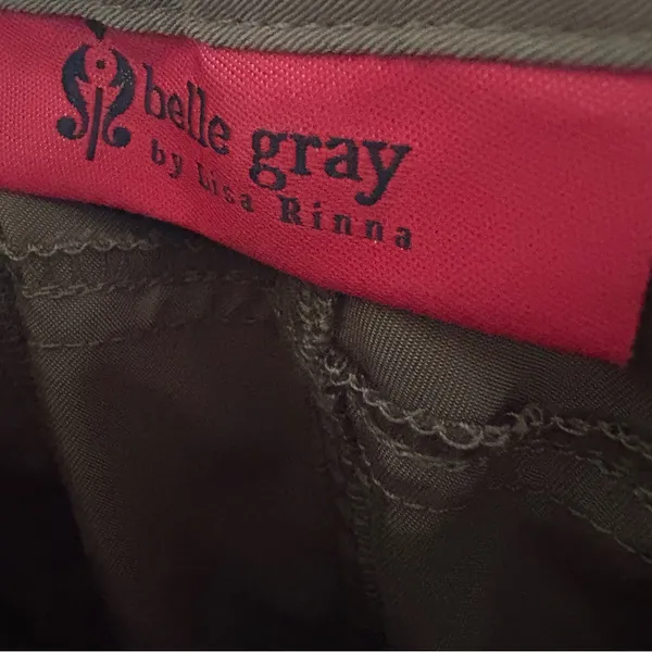 Belle Gray By Lisa Rinna Large Brown Pull On Pants Gorpcore Granola Girl - Image 7