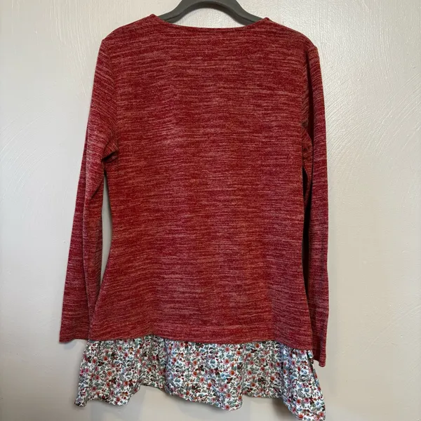 Joe Browns Women’s Shirt Tunic Owl‎ Embroidery Floral Cotton Blend Orange Size 8 - Image 7