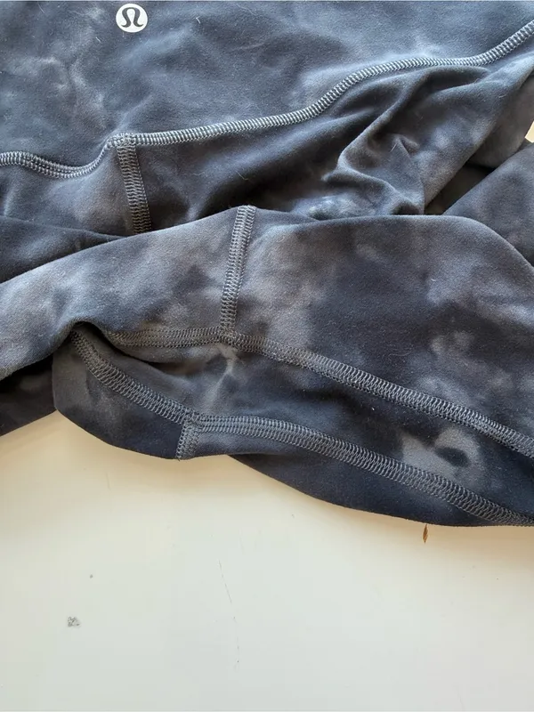 lululemon Align Pant 25" Diamond Dye Pitch Grey Graphite Grey Size 8 - Image 8