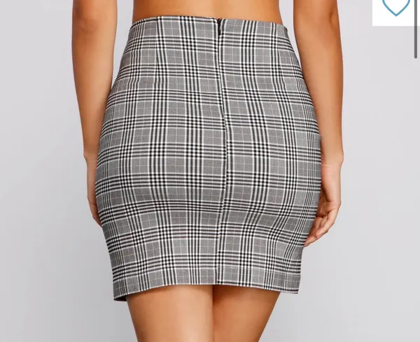 Windsor Plaid Skirt - Image 3