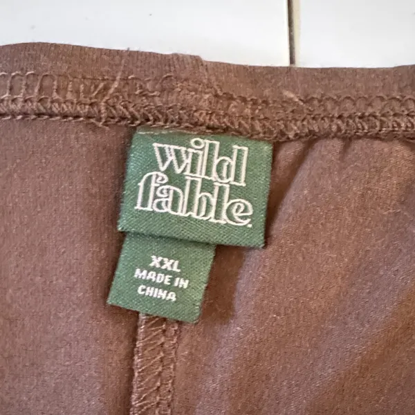 Wild Fable Brown Strapless Dress - Image 4