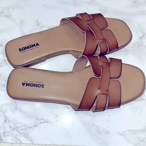 Sonoma brown sandals size 8 - Image 3