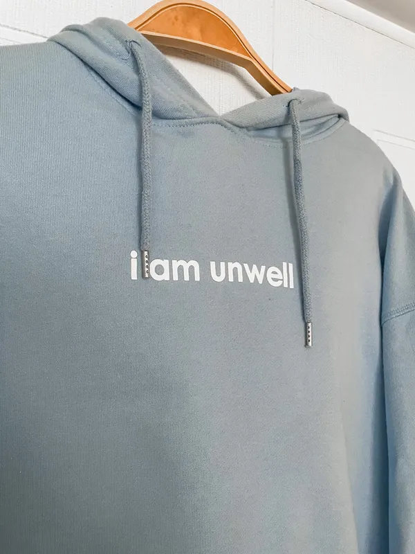 Call Her Daddy I Am Unwell Cropped Hoodie - Image 6