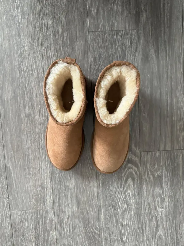 Brown Mini Boots 6 - Image 5