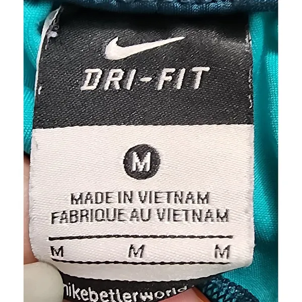 Nike Dri-FIT Turquoise Athletic Shorts Women's Workout Running Gym Activewear‎ - Image 3