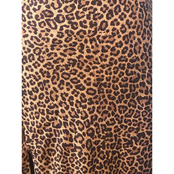 Show Me Your Mumu Florence Slip Dress Leopard Print Cowl Neck Maxi XS Cross Back - Image 2