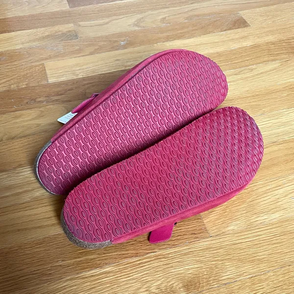 Brelzo Calvior Classic Leather Clogs – Red Suede Slip-On Sandals | EU 42 | New with Tags - Image 8