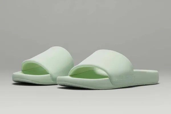 Lululemon Light Green Slides - Image 6