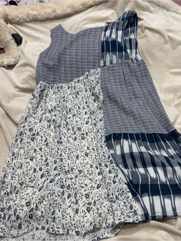 Anthropologie NWOT holding horses patchwork 100% cotton dress size s - Image 4