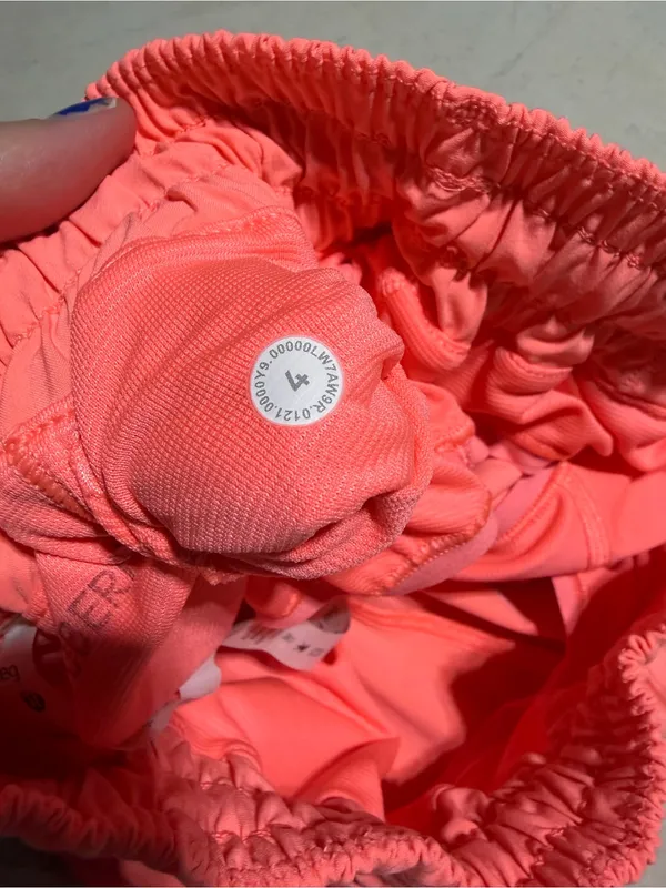 Lululemon Coral Hotty hot Athletic Running Shorts 4 Reg - Image 7