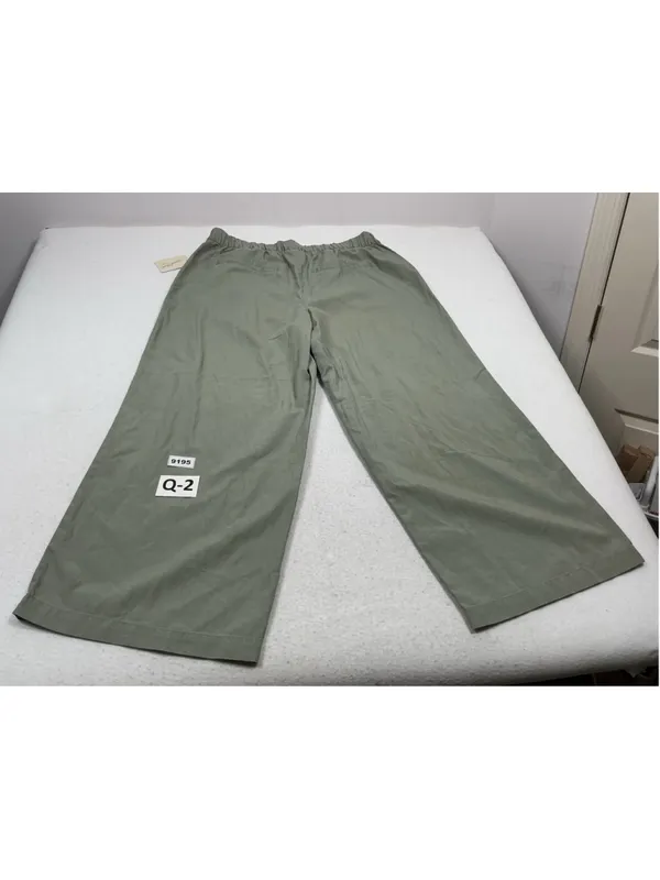 Womans NWT Universal Thread Pullon Slacks Size XL Olive Green - Image 2