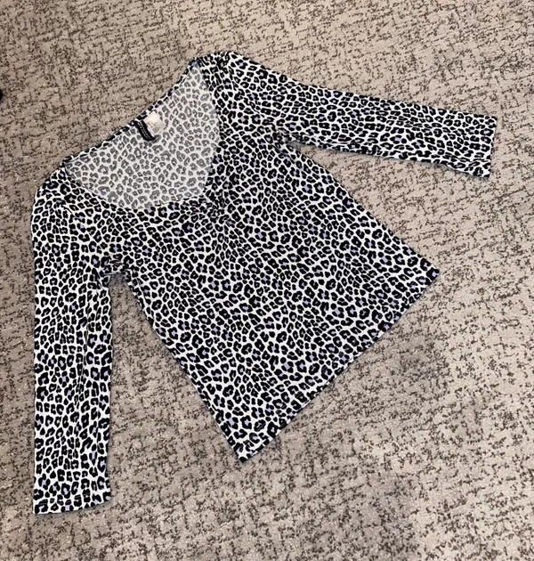 by H&M Animal Print Shirt Top - Image 6