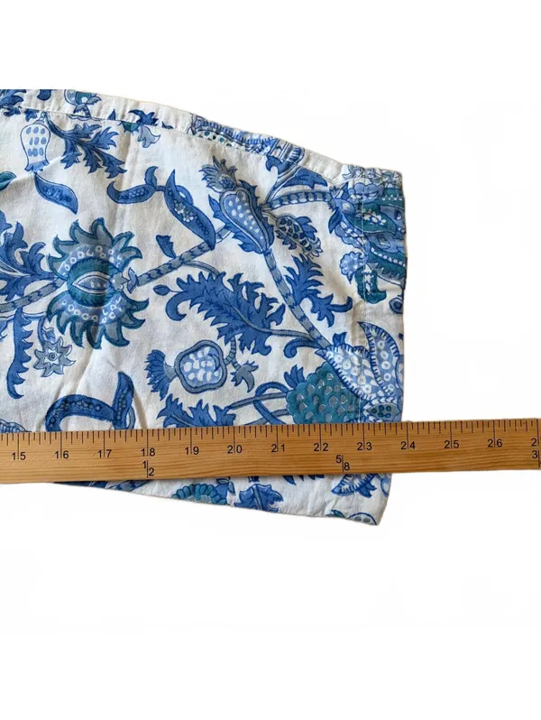Roller Rabbit Floral Amanda Pajama Pants Lounge Bottoms Cotton Women Size Small - Image 6