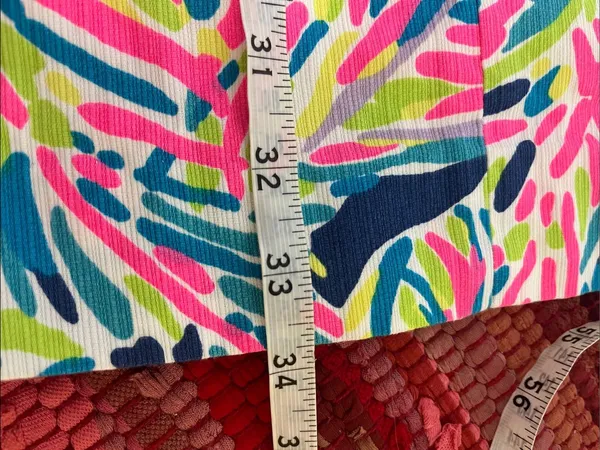 Lilly Pulitzer Cathy Shift Dress (Sz 10) Indigo Palm Reader Cotton Mini Hot Pink - Image 14