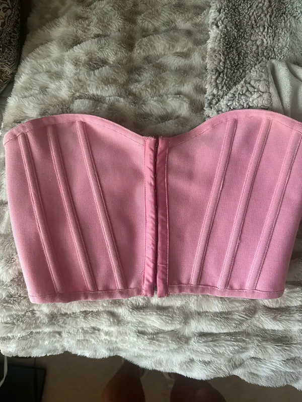 pink crop top Size M - Image 2