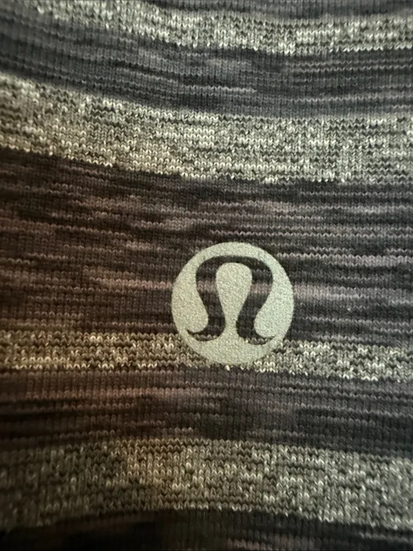 lululemon athletica Scoop Neck Tank - Black Stripes Galore/Black - Image 3