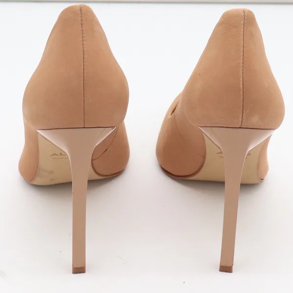 Aldo Pumps Womens 8.5 Pointed Toe Stiletto Tan Faux Suede Heels Good - Image 5