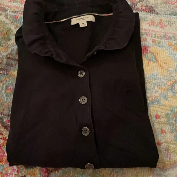COPY - Burberry black polo with great details - Image 6