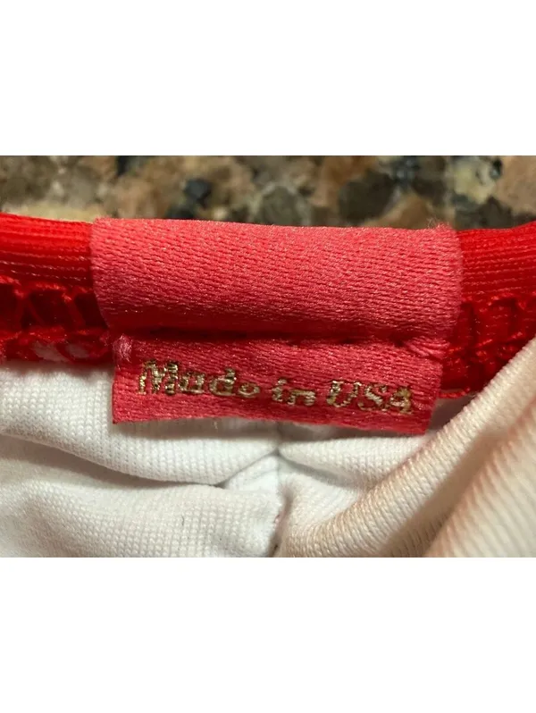 Doll & Co Red Polka Dot Bikini Set Made in USA. NEVER WORN - Image 3