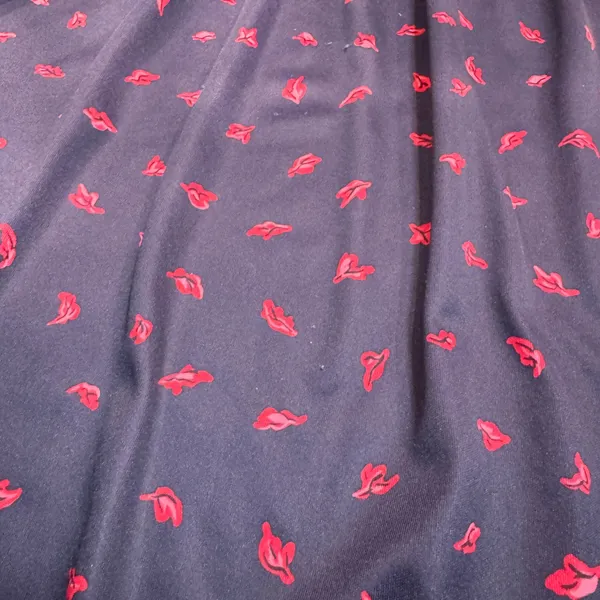 Vintage 70s Lucky Winner‎ Floral Print Long Sleeve Midi Dress Retro Medium M - Image 6