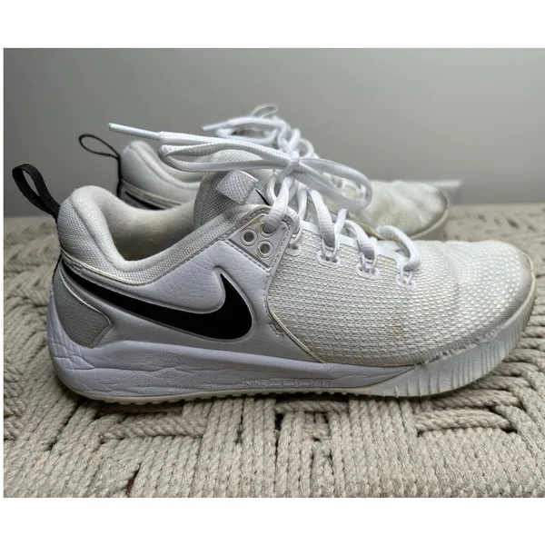 Nike: White Volleyball Sneakers - Image 9