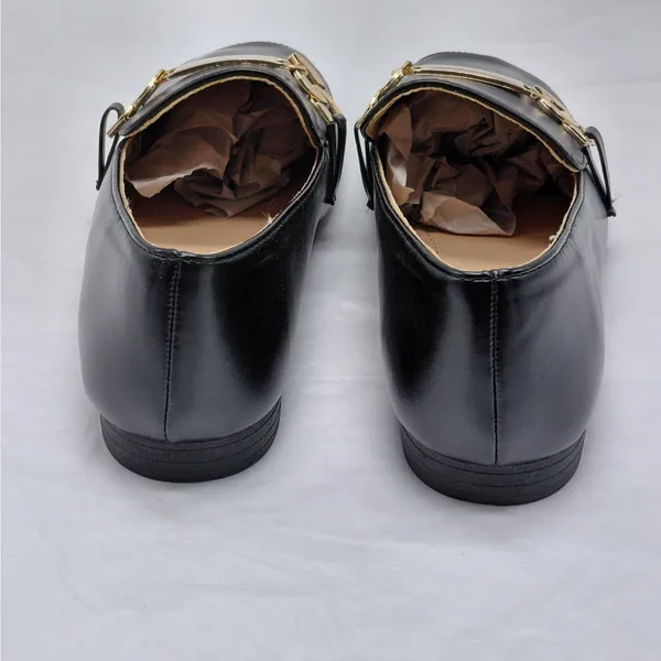Yoki Edline-36 Women's Dress Loafers Size 6 Black Slip On Casual Comfort Shoes - Image 8