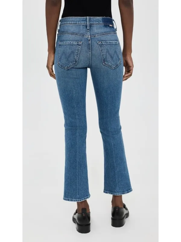 NWT Mother Superior Insider Ankle in Get Two Birds Stoned Crop Bootcut Jeans 28 - Image 3