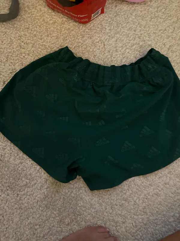 Green Adidas Shorts - Image 2