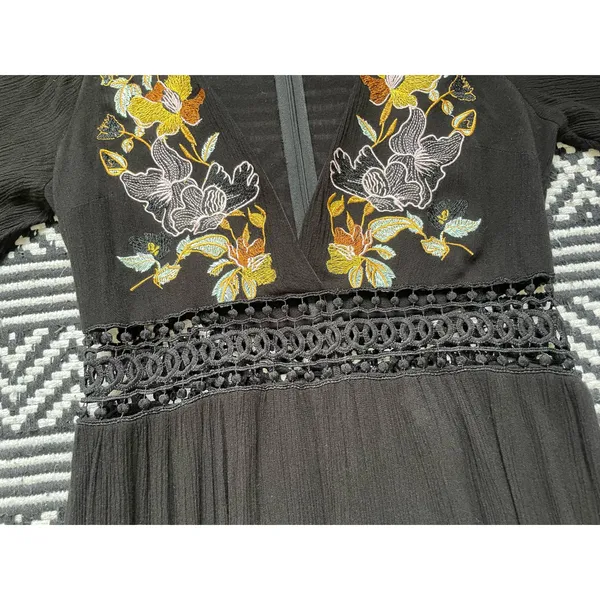 Lulu’s Puerto Vallarta Black Embroidered Maxi Dress - Image 13