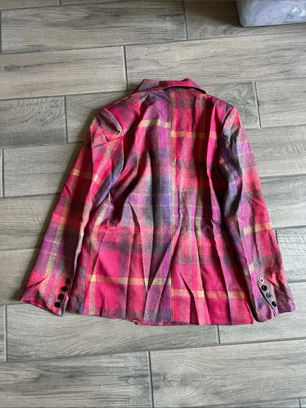 Women's Pink Plaid Double - Image 4