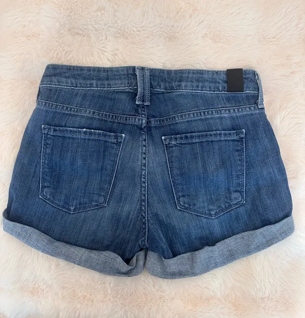 Vince Dylan Rolled Jean Shorts - Image 2