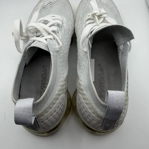 Nike Air Vapormax Flyknit 2 Triple White Vast Grey 942843-105 Women's Size 8.5 - Image 10