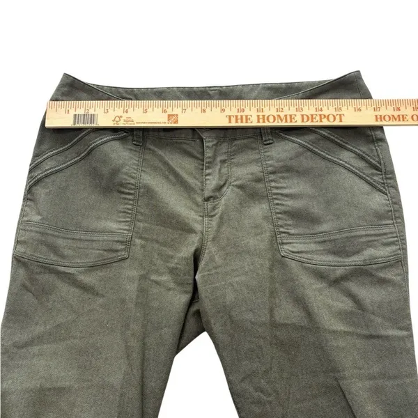 Marmot For Life Womens Olive Green Utility Slim Straight Pants Size‎ 10 - Image 3