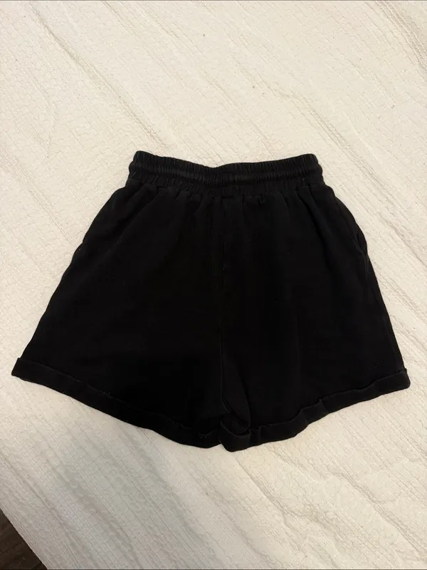 HALARA Women's high waisted Black Athletic Lounge Shorts - Image 2