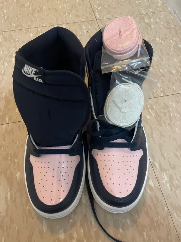 Nike Wmns Air Jordan 1 Retro High OG SE 'Bubble Gum' - Size 11 brand new will come in a replacement box - Image 7