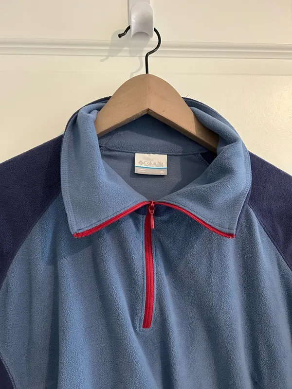 Columbia Fleece Quarter Zip Pullover Size XL - Image 2
