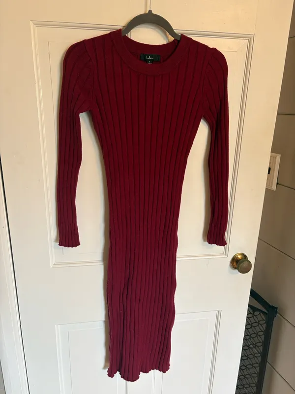 Lulus The Best Yet Ribbed Sweater Dress - Image 3