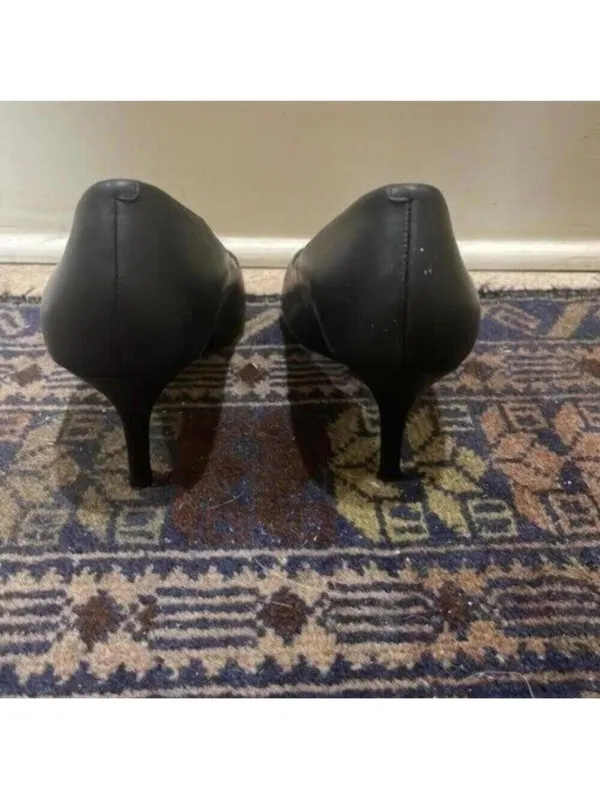 Cole Haan Grand OS Black Pointed Toe Small Stiletto Heels Business Work - Image 7
