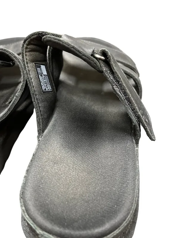 Ugg Golderstar 1154652 wms black leather platform slides sandals sz 9 SKU 10-710 - Image 8