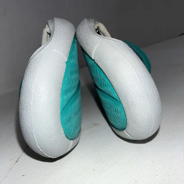 Crocs‎ Swiftwater Mesh Sandals Water Deck Shoes Gray Teal Women's Size 5 - Image 8